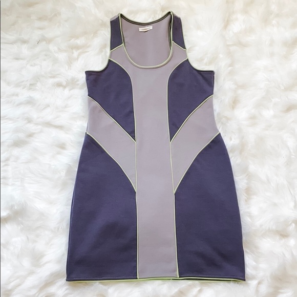 UO Silence + Noise Gray Colorblock Bodycon Dress - Picture 5 of 8